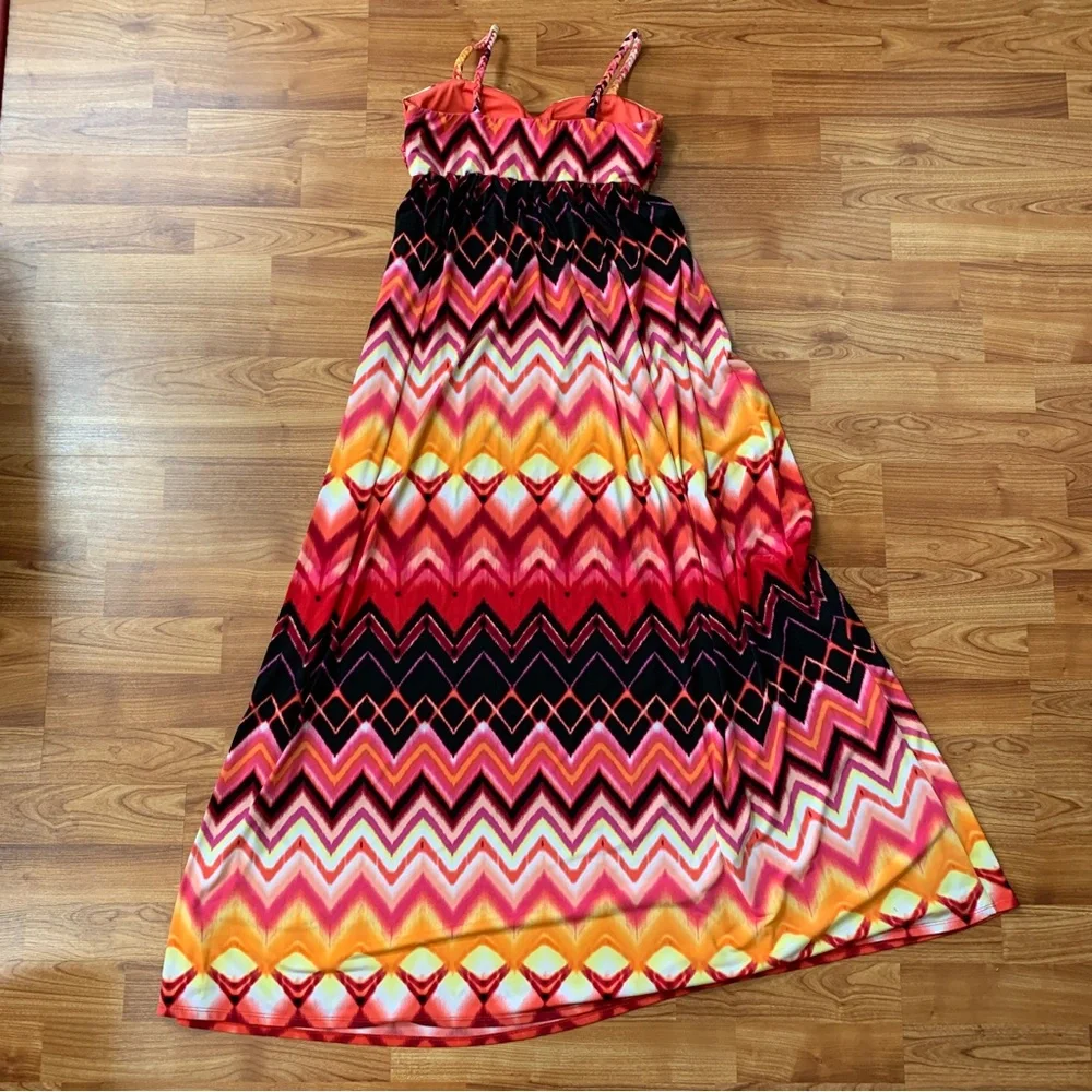 Bisou Bisou Michelle Bohbot maxi dress